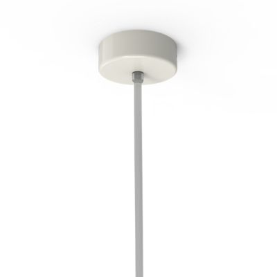 LUMICOM - JAQUELINE Suspension, 1x E27, max 42W, métal, blanc brillant, D.20cm