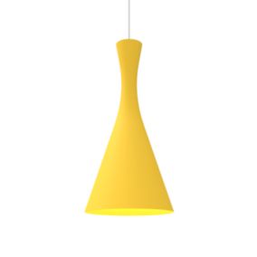 LUMICOM - JAQUELINE Suspension, 1x E27, max 42W, métal, jaune, D.30cm