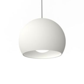 LUMICOM - JOE Suspension, 1X E27, max 42W, métal, blanc mat, D.25cm