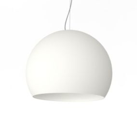 LUMICOM - JOE Suspension, 1X E27, max 42W, métal, blanc mat, D.50cm