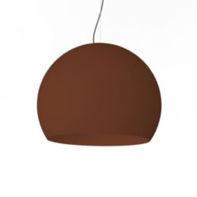 LUMICOM - JOE Suspension, 1X E27, max 42W, métal, marron corten, D.50cm