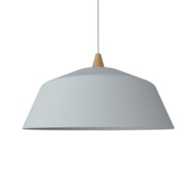 LUMICOM - KON Suspension, 1X E27, max 42W, métal, gris, D.50cm