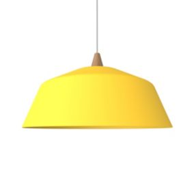 LUMICOM - KON Suspension, 1X E27, max 42W, métal, jaune, D.50cm