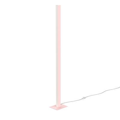 LUMICOM - LINEAR Lampadaire, STRIP LED, 30W, 4000K, métal, rose, H.170cm