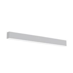 LUMICOM - LINEAR Plafonnier, STRIP LED INTEGREE, 24W, 4000K, métal, blanc mat, L100cm