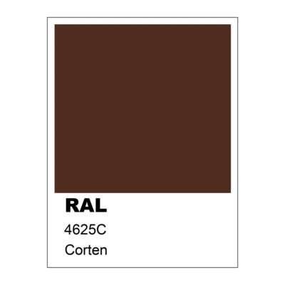 LUMICOM - LOUIE TRACK Suspension, 1X E27, max 42W, métal, marron corten, D.33cm