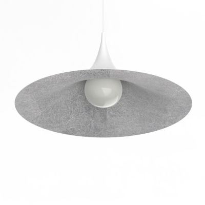 LUMICOM - LOUIE TRACK Suspension, 2X E27, max 42W, métal, traffic blanc/argent, D.33cm x L.70cm