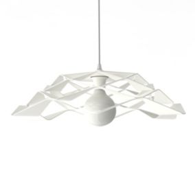 LUMICOM - MIGRA Suspension, 1X E27, max 42W, métal, blanc mat, D.60cm