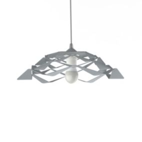 LUMICOM - MIGRA Suspension, 1X E27, max 42W, métal, gris, D.40cm