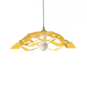 LUMICOM - MIGRA Suspension, 1X E27, max 42W, métal, jaune, D.40cm