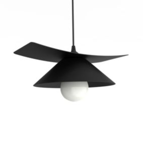 LUMICOM - MILLER Suspension, 1X E27, max 42W, métal, noir mat, D.25cm