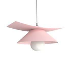 LUMICOM - MILLER Suspension, 1X E27, max 42W, métal, rose, D.25cm