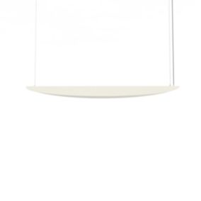 LUMICOM - MIRROR 1X Suspension, STRIP LED, 17W/m, 3000K, métal, brillant blanc, L90cm