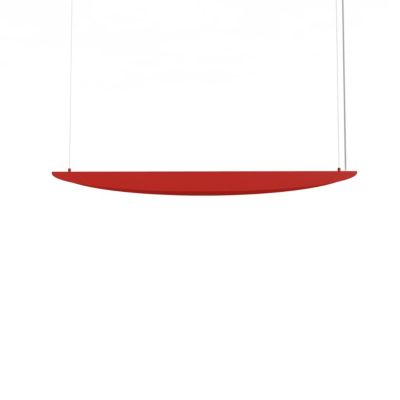 LUMICOM - MIRROR 1X Suspension, STRIP LED, 17W/m, 3000K, métal, brillant rouge, L90cm