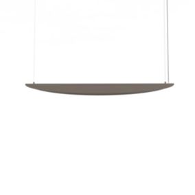 LUMICOM - MIRROR 1X Suspension, STRIP LED, 17W/m, 3000K, métal, gris torturelle  , L90cm