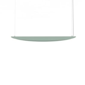 LUMICOM - MIRROR 1X Suspension, STRIP LED, 17W/m, 3000K, métal, Vert iceberg, L90cm