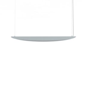 LUMICOM - MIRROR 1X Suspension, STRIP LED, 17W/m, 4000K, métal, grey window, L90cm