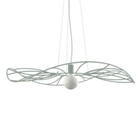 LUMICOM - MUSA Suspension, 1X E27, max 42W, métal, vert iceberg, D.90cm