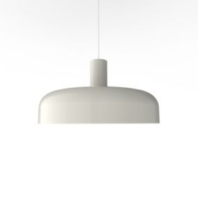 LUMICOM - NADIR Suspension, 1X E27, max 42W, métal, blanc brillant, D.40cm