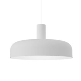 LUMICOM - NADIR Suspension, 1X E27, max 42W, métal, blanc mat, D.40cm