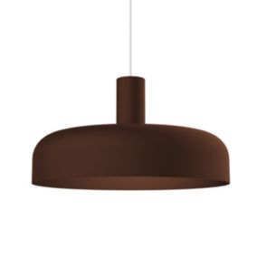 LUMICOM - NADIR Suspension, 1X E27, max 42W, métal, marron corten, D.40cm