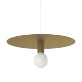 LUMICOM - NINA Suspension, 1X E27, max 42W, métal, anodic gold, D.40cm