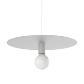 LUMICOM - NINA Suspension, 1X E27, max 42W, métal, blanc mat, D.40cm