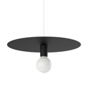 LUMICOM - NINA Suspension, 1X E27, max 42W, métal, noir mat, D.40cm