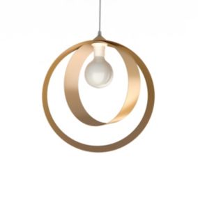 LUMICOM - NUCLEO Suspension, 1X E27, max 42W, métal, anodic gold, D.40cm