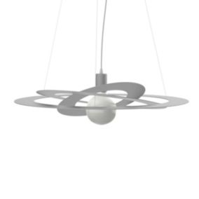 LUMICOM - ORBITAL Suspension, 1X E27, max 42W, métal, gris, D.60cm