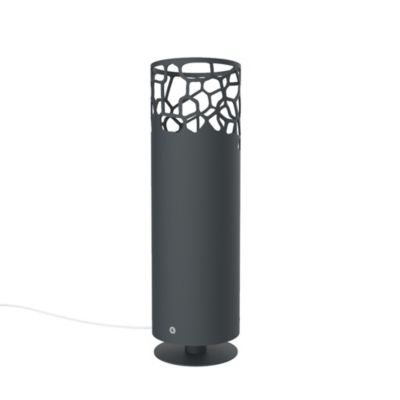 LUMICOM - ORGANIC Lampadaire, 1X E27, max 42W, métal, gris anthracite, H.30cm