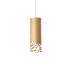 LUMICOM - ORGANIC Suspension, 1X E27, max 42W, métal, anodic or, H30cm