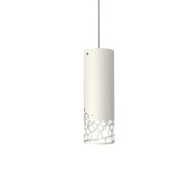 LUMICOM - ORGANIC Suspension, 1X E27, max 42W, métal, blanc brillant, H30cm