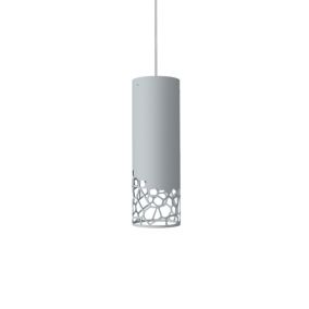 LUMICOM - ORGANIC Suspension, 1X E27, max 42W, métal, gris, H30cm