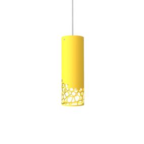 LUMICOM - ORGANIC Suspension, 1X E27, max 42W, métal, jaune, H30cm