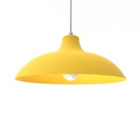 LUMICOM - PARIGINA Suspension, 1X E27, max 42W, métal, jaune, D.40cm