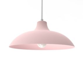 LUMICOM - PARIGINA Suspension, 1X E27, max 42W, métal, rose, D.30cm