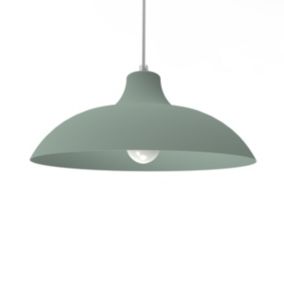 LUMICOM - PARIGINA Suspension, 1X E27, max 42W, métal, vert iceberg, D.30cm