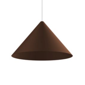 LUMICOM - PINOCCHIO Suspension, 1X E27, max 42W, métal, marron corten, D.50cm