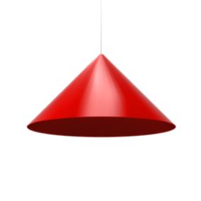 LUMICOM - PINOCCHIO Suspension, 1X E27, max 42W, métal, rouge brillant, D.70cm