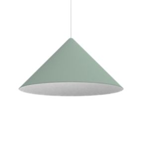 LUMICOM - PINOCCHIO Suspension, 1X E27, max 42W, métal, vert iceberg/blanc, D.70cm