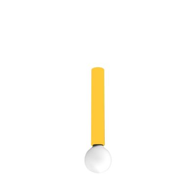 LUMICOM - PURO Plafonnier, 1X E27, max 42W, métal, jaune, D.4cm H.30cm