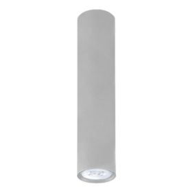 LUMICOM - ROND Plafonnier, 1x GU10, max 33W, métal, blanc mat, D.6cm x H60cm