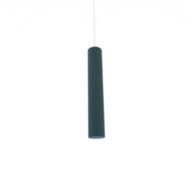 LUMICOM - ROND Suspension, 1X GU10, max 33W, métal, bleu méditerranéen, H.30cm