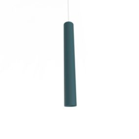 LUMICOM - ROND Suspension, 1X GU10, max 33W, métal, bleu méditerranéen, H.40cm