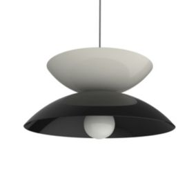 LUMICOM - ROND Suspension, 1X GU10, max 33W, métal, gris, H.30cm