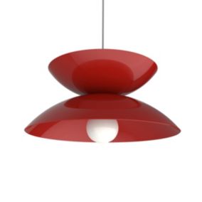 LUMICOM - ROND Suspension, 1X GU10, max 33W, métal, gris, H.40cm