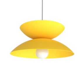 LUMICOM - ROND Suspension, 1X GU10, max 33W, métal, gris, H.60cm