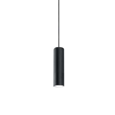 LUMICOM - ROND Suspension, 1X GU10, max 33W, métal, rouge cowhide, H.30cm