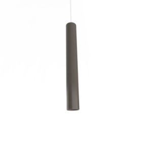 LUMICOM - ROND Suspension, 1X GU10, max 42W, métal, gris tourterelle, H.40cm